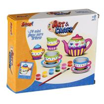 Kit de chá art craft tea party co - zoop toys zp00229 Kit de chá art craft tea party co - zoop toys zp00229