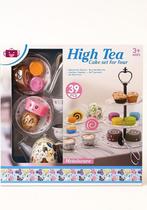 Kit de Chá Infantil com 39 Peças - Jogo de Chá com Doces e Bule Estampado Kit de Chá Infantil com 39 Peças - Jogo de Chá com Doces e Bule Estampado