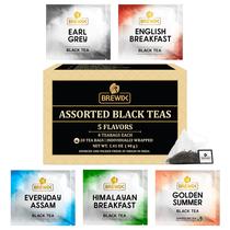 Kit de Chá Preto BREWIX com 5 Sabores - 20 Sachês