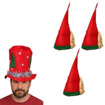 Kit De Chapéus Natalinos Para Fantasias, Família E Festas Kit De Chapéus Natalinos Para Fantasias, Família E Festas