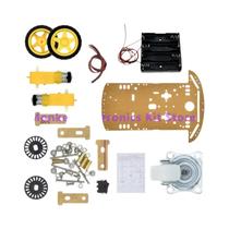 Kit De Chassi De Carro Robô Inteligente 2WD Com Encoder De Velocidade E Caixa De Bateria, Kit Kit De Chassi De Carro Robô Inteligente 2WD Com Encoder De Velocidade E Caixa De Bateria, Kit