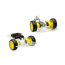 Kit De Chassi De Carro Robô Inteligente 2WD Para Arduino UNO R3 Com Encoder De Velocidade