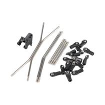 Kit De Chassi LCG De Fibra De Carbono Com Alta Distância Ao Solo, Conjunto De Links De Suspensão, Kit De Chassi LCG De Fibra De Carbono Com Alta Distância Ao Solo, Conjunto De Links De Suspensão,