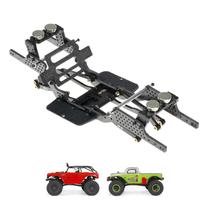 Kit de Chassi LCG em Fibra de Carbono RampCrab para SCX24 Kit de Chassi LCG em Fibra de Carbono RampCrab para SCX24