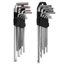 Kit De Chave Allen G + Torx G Tipo L Profissional Com 18 Pç