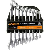 Kit de Chave Combinada com 9 Peças Foxlux
