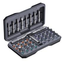 Kit de chave de fenda com catraca AMIR 42 em 1 com 40 bits magnéticos