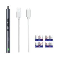 Kit De Chave De Fenda Elétrica Sem Fio Recarregável 62 Em 1 Com Pontas Magnéticas De Precisão Para Kit De Chave De Fenda Elétrica Sem Fio Recarregável 62 Em 1 Com Pontas Magnéticas De Precisão Para