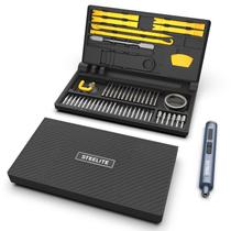 Kit de Chave de Fenda Elétrica Steelite com 42 Bits 58 Peças Kit de Chave de Fenda Elétrica Steelite com 42 Bits 58 Peças