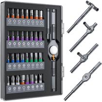 Kit de Chave de Fenda Magnética com Catraca em T 32 em 1 Wesdut