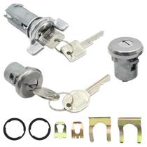 Kit de chave de ignição Hoypeyfiy e cilindro de fechadura de porta para GMC Jeep Pontiac Kit de chave de ignição Hoypeyfiy e cilindro de fechadura de porta para GMC Jeep Pontiac