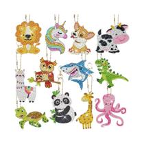 Kit De Chaveiro De Pintura Com Diamantes Falsos 12/6/5 Peças DIY Arte Em Mosaico Decoração Para Casa Kit De Chaveiro De Pintura Com Diamantes Falsos 12/6/5 Peças DIY Arte Em Mosaico Decoração Para Casa
