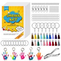 Kit de chaveiro retrátil Csyidio 251 unidades com plástico retrátil