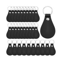 Kit De Chaveiros Em Couro PU Estilo Simples 10 Peças Para Gravação a Laser Para Presentes E