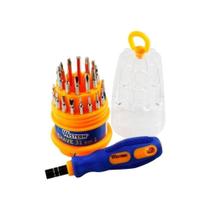 Kit De Chaves 31 Peças Chaves Allen Torx Philips Fenda INT-3