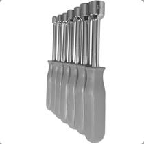 Kit de Chaves canhão Manual 7 peças 5 a 13mm Pro top Aço