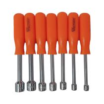 Kit de Chaves Canhão Parafuso Sextavado 7 Peças 5mm 6mm 8mm 9mm 10mm 11mm 13mm