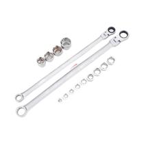 Kit De Chaves De Catraca Ajustáveis De 15 Peças Em Aço Cromo Vanádio, Conjunto De Soquetes Para