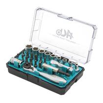 Kit de Chaves de Catraca Mini HB 25 Peças 1/4" (6,35 mm)