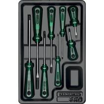 Kit de Chaves de Fenda e Phillips Módulo com 8 Peças 44980005 TRAMONTINA Kit de Chaves de Fenda e Phillips Módulo com 8 Peças 44980005 TRAMONTINA