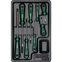 Kit de Chaves de Fenda e Phillips Módulo com 8 Peças 44980005 TRAMONTINA