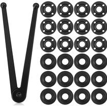 Kit de chaves para rebarbadora angular Hicarer, 25 unidades, contraporca universal