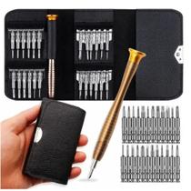 Kit De Chaves Precisão 25 Em 1 Profissional Estojo Multiuso Preto