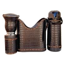 Kit de chimarrão 5 itens CROCO PRETO Kit de chimarrão 5 itens CROCO PRETO