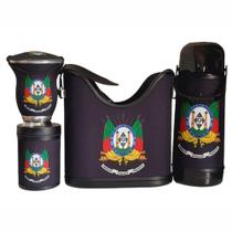 Kit de chimarrão completo RIO GRANDE DO SUL fundo preto Kit de chimarrão completo RIO GRANDE DO SUL fundo preto