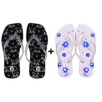 kit de Chinelo Feminino Casual dia a dia Confortável