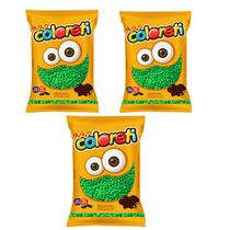 Kit de Chocolate 300g cada Cor Verde Especial P/ Decorar