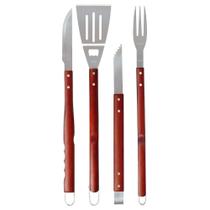 Kit de Churrasco com 4 Peças Mor Kit de Churrasco com 4 Peças Mor