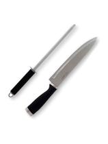 Kit De Churrasco Faca Aço Inox + Chaira