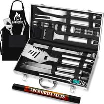 Kit de Churrasco ROMANTICIST 26 peças em Aço Inoxidável