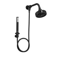 Kit de Chuveiro com Desviador e Ducha Manual Acqua Plus, 1990.BL.STD.KIT.NO - Deca Black Noir Kit de Chuveiro com Desviador e Ducha Manual Acqua Plus, 1990.BL.STD.KIT.NO - Deca Black Noir