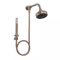Kit de Chuveiro Deca Acqua Plus com Desviador e Ducha Manual Corten 1990.CTMT.STDKIT.N