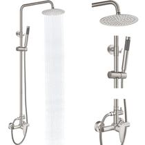 Kit de chuveiro externo GBBNE Brass Valve 8" Spray Kit de chuveiro externo GBBNE Brass Valve 8" Spray