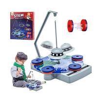 Kit De Ciências STEM Para Crianças 12 Em 1 Brinquedo De Experimento Magnético Com Carro De Corrida E