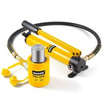Kit de cilindro hidráulico MMNZE 20T com curso de 2" Porta Power, macaco hidráulico de ação simples com retorno automático e bomba manual hidráulica CP-180 Kit de cilindro hidráulico MMNZE 20T com curso de 2" Porta Power, macaco hidráulico de ação simples com retorno automático e bomba manual hidráulica CP-180
