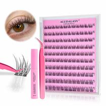 Kit de cílios ALUDALASY, autoadesivo, 120 unidades, reutilizável, 10-13 mm Kit de cílios ALUDALASY, autoadesivo, 120 unidades, reutilizável, 10-13 mm