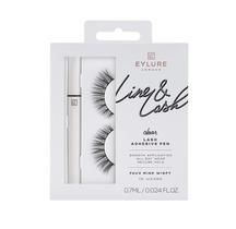 Kit de cílios Eylure Line e caneta Lash Clear Glue com Faux Mink Wispy Kit de cílios Eylure Line e caneta Lash Clear Glue com Faux Mink Wispy