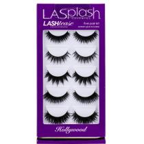 Kit de cílios La-splash Cosmetics Lash Tease com mais de 5 pares de cola