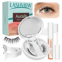 Kit de cílios magnéticos LASHVIEW Soft Natural Look com aplicador