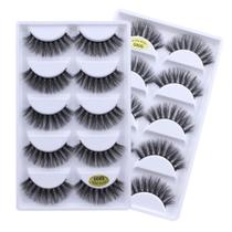 Kit De Cílios Postiço Natural 3d Extensão Mink 5 Pares G800 Kit De Cílios Postiço Natural 3d Extensão Mink 5 Pares G800