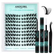 Kit de cílios postiços AMZGIRL LASH Wispy Clusters 120 unidades Kit de cílios postiços AMZGIRL LASH Wispy Clusters 120 unidades