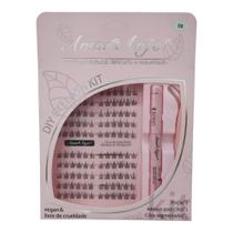 Kit de cílios segmentados realista e natural amor e anjo Kit de cílios segmentados realista e natural amor e anjo