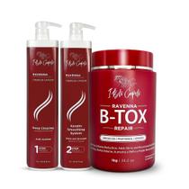 Kit de cirurgia capilar I Belli Capelli Ravenna Keratin B-tox 3x1L