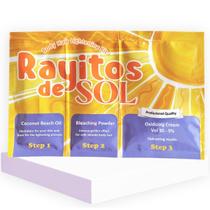 Kit de clareamento de pelos corporais Rayitos de Sol Gentle Coconut Oil