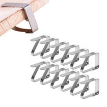 Kit de Clips Para Toalha De Mesa Prendedor de Toalhas Em Aço Inox Cromado