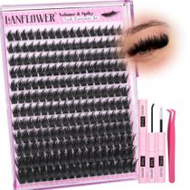 Kit de clusters de cílios LANFLOWER Spiky Volume Extensions